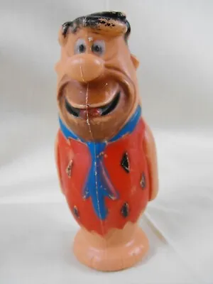 Vintage Fred Flintstone 5 Inch Blow Mold Figure Hanna Barbera - Hong Kong 1970's • $4.49