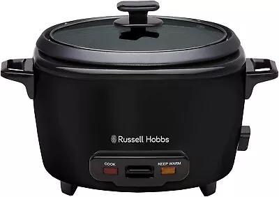 Russell Hobbs Turbo Rice Cooker RHRC20BLK 10 Cup Uncooked Rice Capacity • $79.93