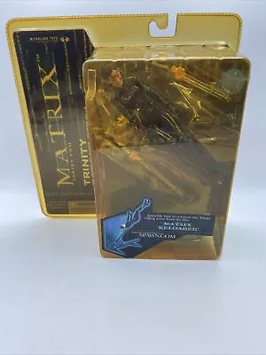 McFarlane Toys MATRIX Movie Reloaded Trinity Falls 7” Inch Action Figure-READ • $24.99