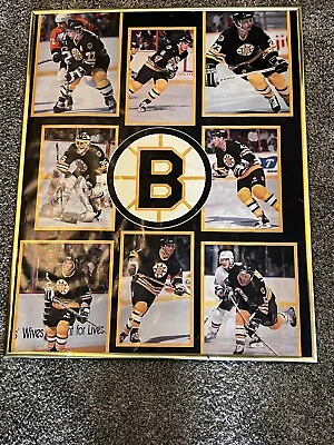 Vintage Boston Bruins Poster • $10