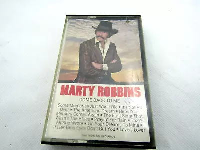 Marty Robbins Come Back To Me (Cassette) • $6.50