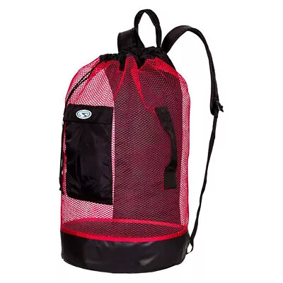 Open Box Stahlsac Panama Mesh Backpack Dive Bag -Red • $63.96