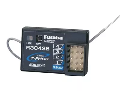 Futaba R304SB 4-Ch S.BUS2 2.4GHz T-FHSS Telemetry Receiver FUT-01102179-3 • $69.99
