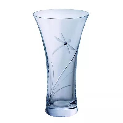 Dartington Crystal Glitz - Medium Dragonfly Vase • £105.37