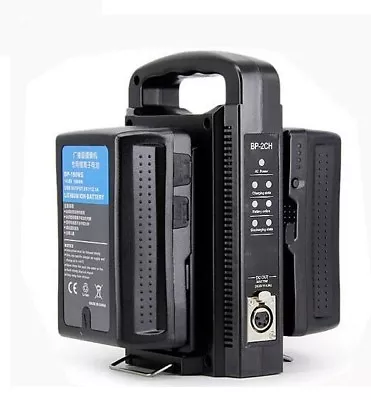 $105.81 • Buy Universal  Dual Quick Battery Charger For SONY V-Mount Battery Pack BP-95W Hot 