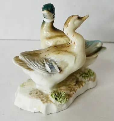 Ucagco Ceramics Japan Male And Female Ducks Figurine • $14.95