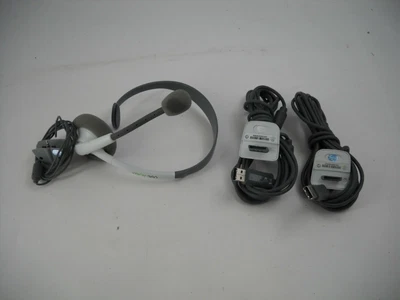 $19.95 • Buy Xbox 360 Play And Charge Kit Controller USB Charging Cable Plug OEM W/ Headset