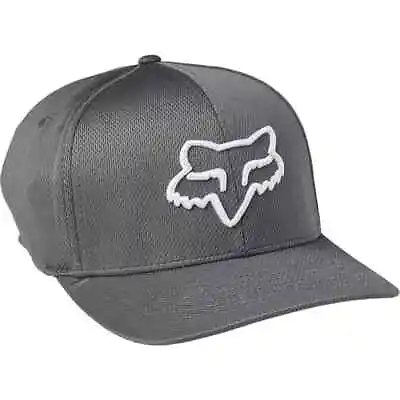 Fox Racing Lithotype Flexfit 2.0 Hat - Grey/white • $20.99