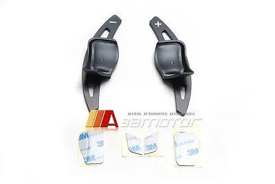 Aluminum DSG Shifters Steering Wheel Paddle Extension BLACK Fits VW Golf Mk5 Mk6 • $53.99