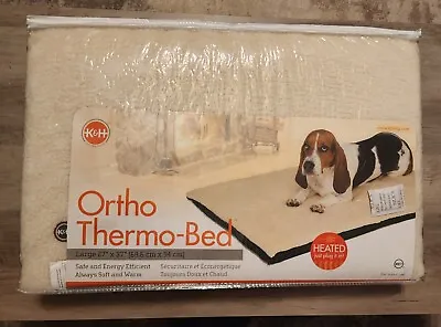 K&H Ortho Thermo-Bed Large 27 ×37  Heated Pet Bed • $55