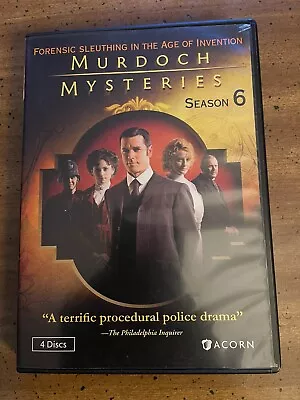 Murdoch Mysteries Season 6 DVD Acorn TV Crime Drama • $7