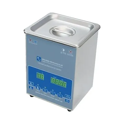 Digital Ultrasonic Cleaner 2L Tank Heated Ultrasonic Bath Cavitek Technology • £117.19