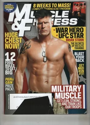 Muscle & Fitness Mag UFC Star Brian Stann September 2013 102021nonr • $14.78