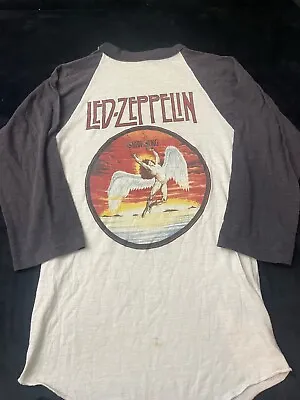 RARE - Vintage Led Zeppelin Shirt 1980s Swan Song • $150