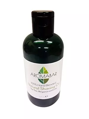 Natural Shaving Oil With Tea Tree Bergamot & Lime 125ml • £9.99