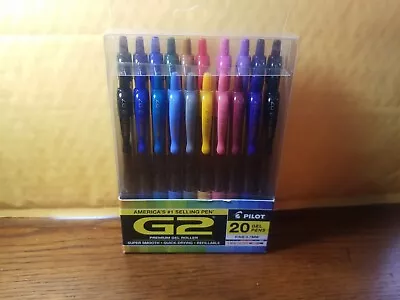 20 Pilot G2 Premium Gel Ink Pens Fine Point 0.7mm Assorted Colors 17792 New • $20.49