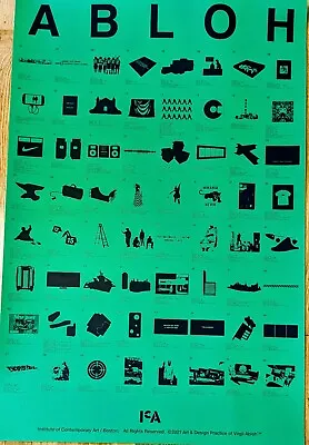 Virgil Abloh Print Limited Edition FOS Poster 24”x36” ICA Authentic Off-White • $61.99