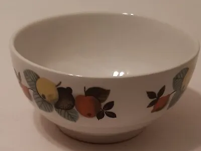 Small Round China White Dish Bowl With Fruit Detail - Myott 505 England • £4