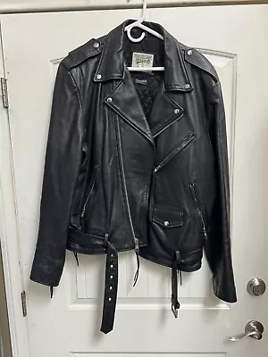 Vintage Open Road Wilson’s Thinsulate Leather Motorcycle Jacket XLT XL Tall • $125