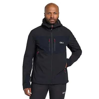 OEX Men’s Stratosphere Water Resistant And Windproof Softshell Jacket • £70
