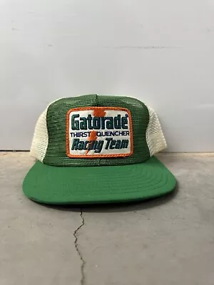 Vintage Gatorade Racing Team Trucker Hat 70s 80s Snapback Mesh Multicolor USA • $79.99