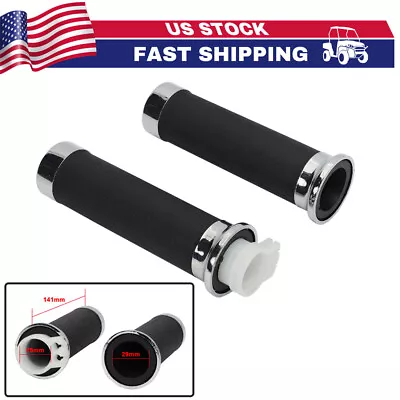 Handle Bar Hand Grips For Honda VT1100 VTX1800 VT750 VT1300 VRX400 53145-MM8-000 • $12.34