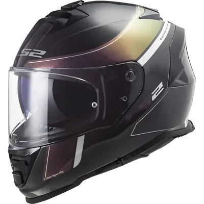 £149.99 • Buy Ls2 Ff800 Storm Dual Visor Acu Gold Full Face Motorcycle Crash Helmet Velvet
