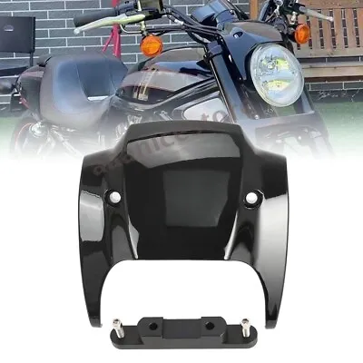 Black Front Headlight Fairing Cover For Harley V-Rod V Rod Night Rod 2002-2011 • $67.18