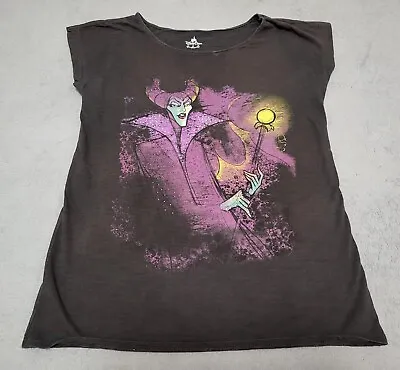Disney Parks Maleficent Villain Size 2XL Boatneck T Shirt Womens Sleeveless • $16.99