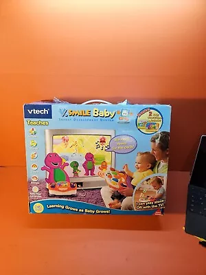 Vtech Vsmile Baby Infant Development System 9-36 Months ~ Barney Edition ~ NIB • $115