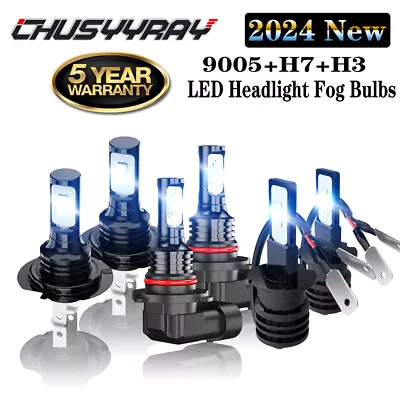 For Subaru Tribeca 2008-2014 6x LED Headlight High/Low Beam + Fog Light Bulbs • $29.99