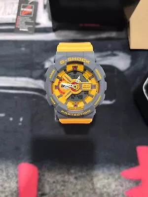 New CASIO GA-110Y-9AJF G-SHOCK Yellow X Gray Color Limited Men's Watch • $15.99