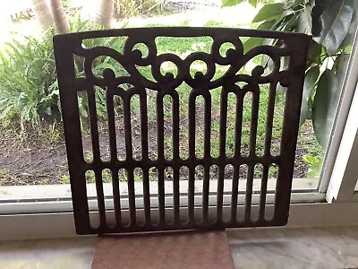 Vintage Cast Iron Stove Grate Measures 16” X 17” • $29