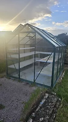 Glass Greenhouse 6ft X 8ft Used • £54