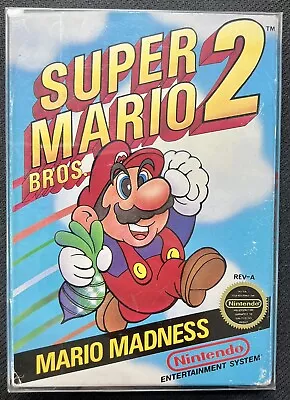 Super Mario Bros. 2 Mario Madness Nintendo Nes Box And Game  • $75