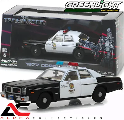 Greenlight 86534 1:43  1977 Dodge Monaco Metropolitan Police Terminator  • $26.95