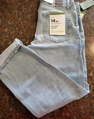 Goodfellow Selvedge Slim Hip-Thigh Straight Leg Cotton Jeans 38W-30L • $15