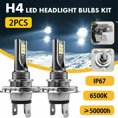 2X 9003 H4 LED Headlight Bulb Kit High-Low Beam Super Bright 120W 8000LM 6000K • $6.93