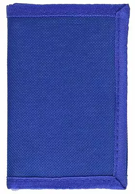 Kids Mens Solid Color Slim Trifold Nylon Children Wallet • $8.99