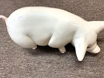 Vintage Ceramic Pig Figurine • $78