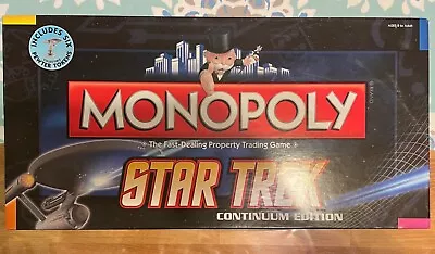 Monopoly Star Trek Continuum Edition Board Game Collecible Picard NEW Opened • $49.50