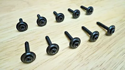 10 Black Lower Door Panel Screws! For Old School Classic Vehicles-car Pickup • $8.90