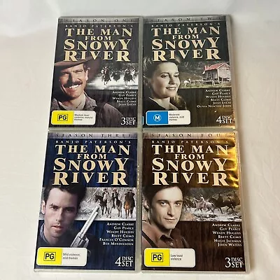 The Man From Snowy River Season 1 2 3 4 Complete TV Series DVD Region 4 PAL VGC • $38.50