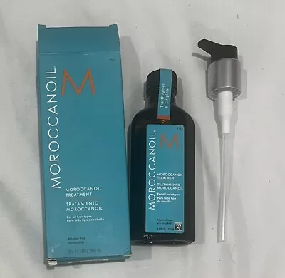 Same Day Ship MOROCCANOIL (Moroccan Oil) Treatment 100ml 3.4oz NEW WITH Pump  • $34.99