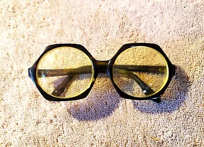 Christian Dior Vintage Ladies Eye/Sunglass Frames Black/Green Tortoise Coloring • $99