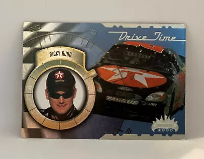 Ricky Rudd 2000 Maxx Drive Time All Blue & Silver Etched Foil Insert Card #DT10 • $3.83