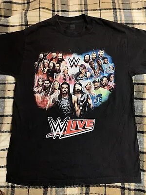 WWE Summer Tour 2018 Wrestling Shirt Wwf Roman Reigns CENA Jeff Matt Hardy RARE • $22.95