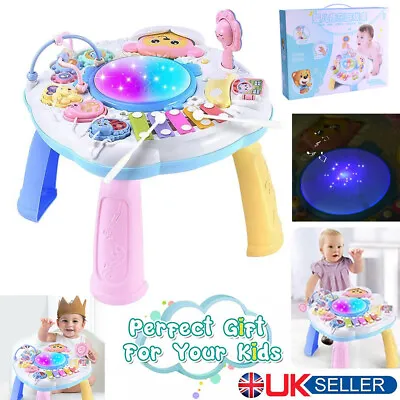 Baby Activity Center Table Toddler Early Education Musical Toys Kids Learning UK • £17.90