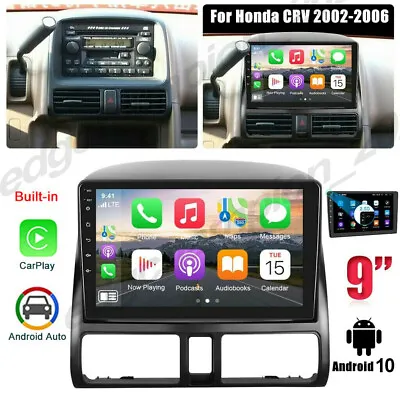 Carplay For Honda CRV 2002-2006 Android 13 Car Stereo Radio GPS WIFI Carplay BT • $116.79