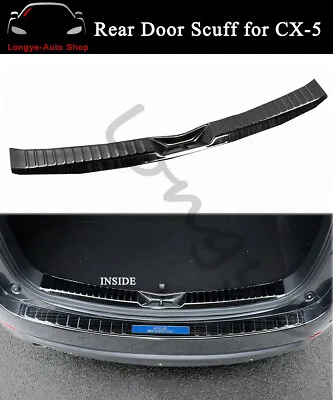 Rear Door Plate Fits For Mazda CX-5 CX5 2017-2022 Bumper Cover Scuff Sill Trim • $129